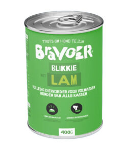 Bravoer Blikkie met lam 400 gram
