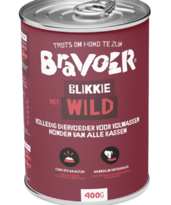 Bravoer Blikkie met wild 400 gram