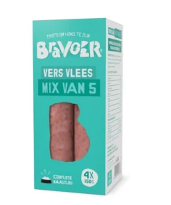 Bravoer 5-diersoorten (Rund, Eend, Kalkoen, Paling & Zalm) 12x (4 x 150 gram)