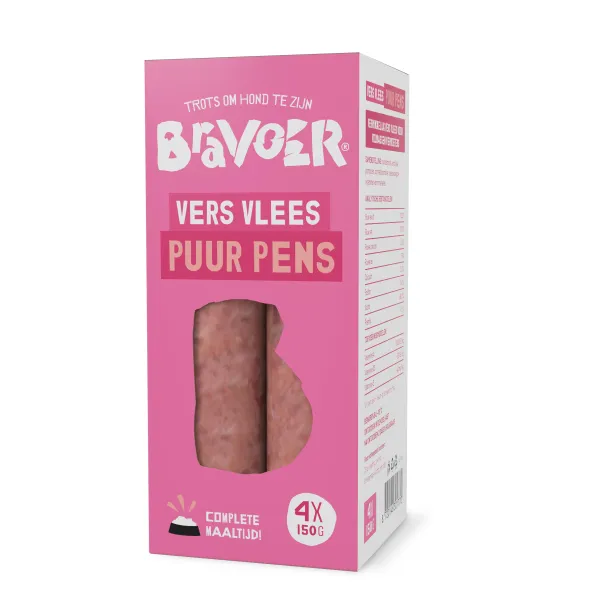 Bravoer Puur Pens 12 x ( 4 x 150 gram)