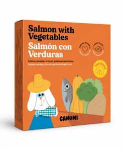 Canumi hond Zalm met groenten